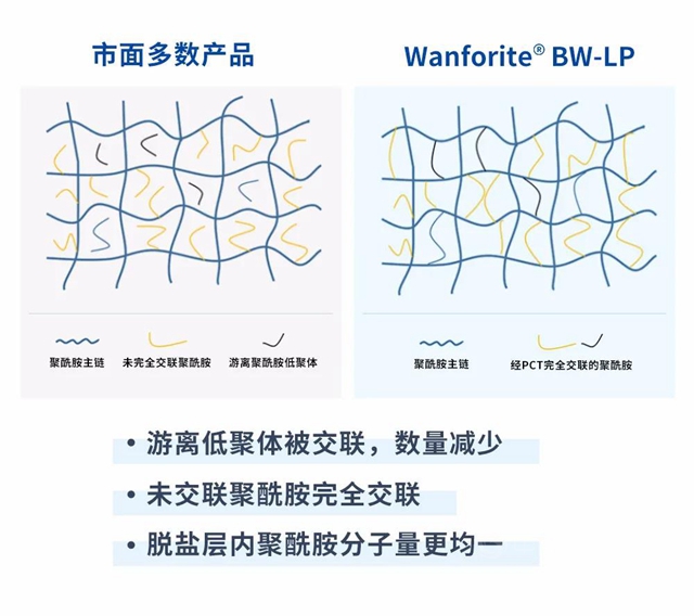 万华化学新“膜法”Wanforite ® BW-LP低压苦咸水反渗透膜助力工业水处理