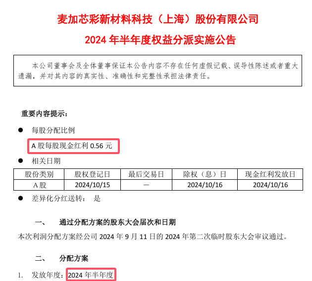 是个狠人！98%的扣非净利润拿来分红，近6000万没了