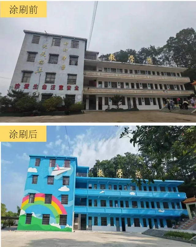 立邦中国与三一集团共同探访湖南盘石完全小学