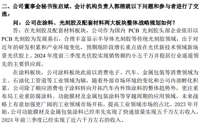 这一涂料前三季营收超全年！总投资5.25亿项目年底开始分步投产